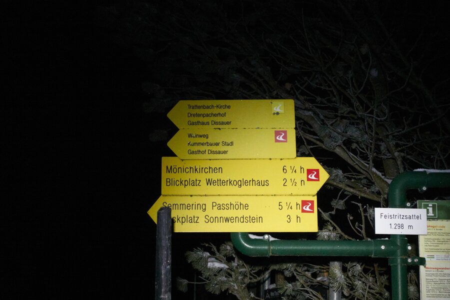 Hochwechsel Schneeschuhwandern